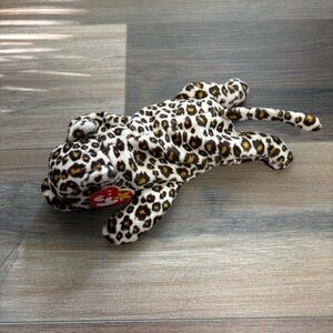 Vintage (1996) TY Beanie Baby “Freckles” the Leopard/Cheetah Cat w/Tags Retired